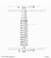 SUSPENSION, AMMORTIZZATORE POSTERIORE