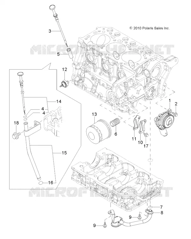 MOTORE, OIL SYSTEM AND SENSORE LIVELLO DE OLIO