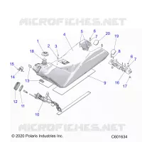 SISTEMA DI ALIMENTAZIONE CARBURANTE, FUEL TANK ASM.