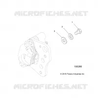 FRENO ANTERIORE CALIPER MOUNTING