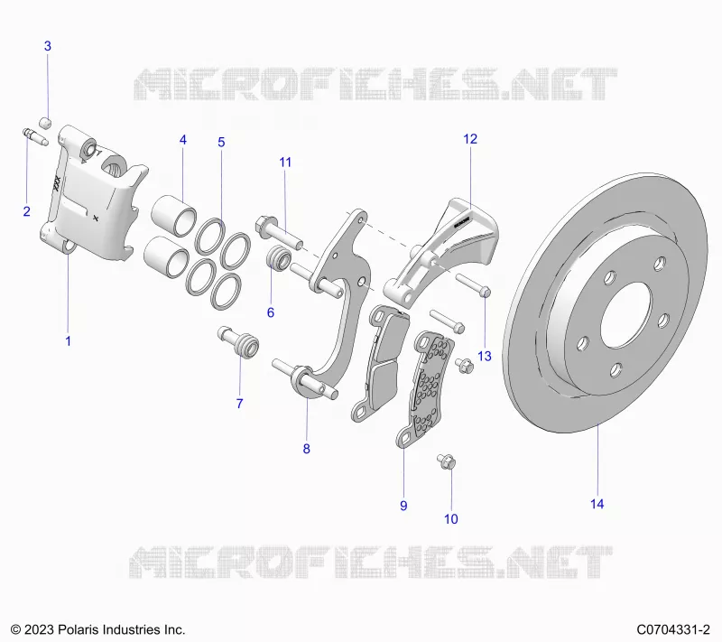 BRAKES, PINZA POSTERIORE
