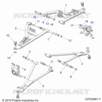 SOSPENSIONI ANTERIORI CONTROL ARMS