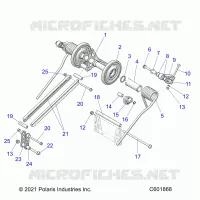 SUSPENSION, POSTERIORE COPPIA ARM