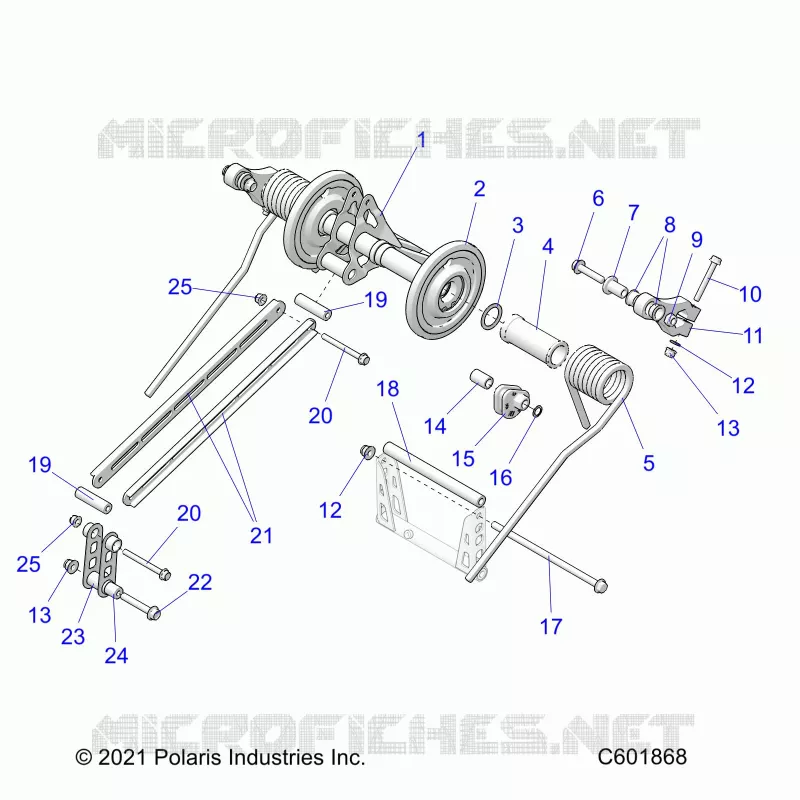 SUSPENSION, POSTERIORE COPPIA ARM