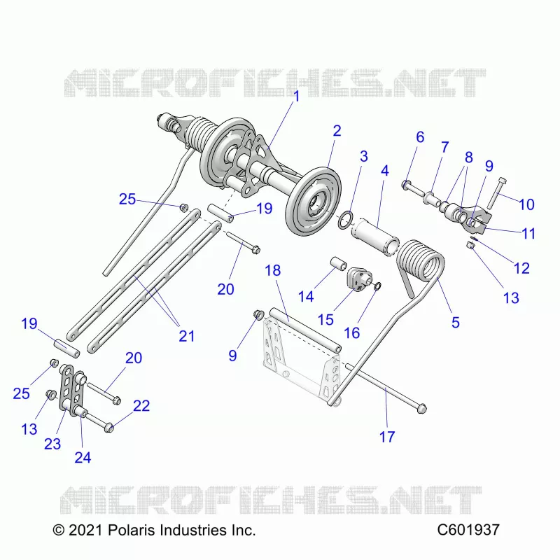 SUSPENSION, POSTERIORE COPPIA ARM