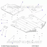 CHASSIS, SCIARED PLATES