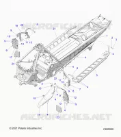 CHASSIS, PROTEZIONE FRIZIONE, FOOTRESTS, AND RUNNING BOARDS