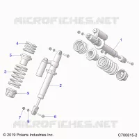 SUSPENSION, SHOCK ANTERIORE MOUNTING