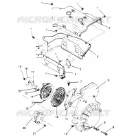 VENTILATORE HOUSING and  AUTOAVVOLGENTE ASSEMBLY SUPER SPORT 0950743 (4928882888C012)