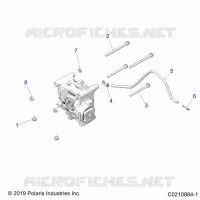 TRASMISSIONE, GEARCASE MOUNTING, REAR