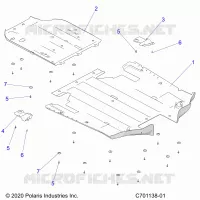CHASSIS, SCIARED PLATES