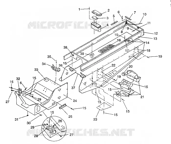 MONTAGGIO TUNNEL WIDETRAK GT / X932061 (4924722472001A)