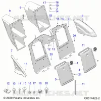 CARROZZERIA POSTERIORE STORAGE COMPARTMENTS