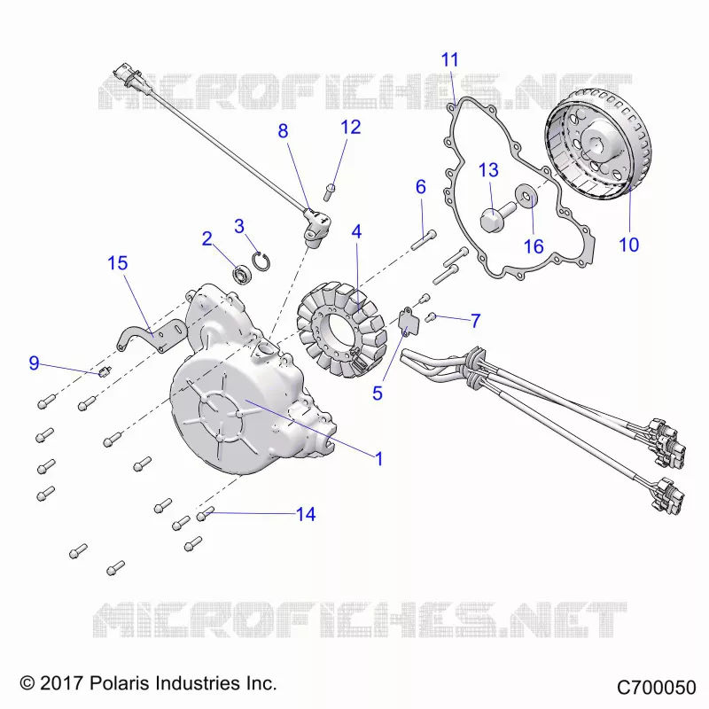 ENGINE, STATOR AND FLYRUOTA