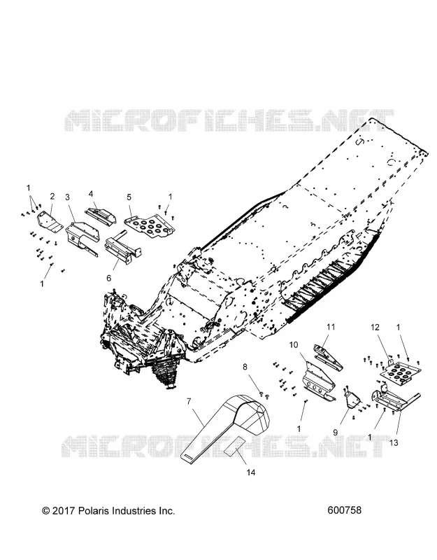 CHASSIS, FOOTREST AND PROTEZIONE FRIZIONE