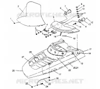 CAPPA DI MONTAGGIO  500 EFI 0952774, EFI SKS 0952574,   EFI SKS PT 0952974, and (4929052905A014)