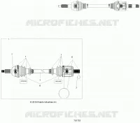 DRIVE TRAIN, TRANSMISSIONE ANTERIORE SHAFT