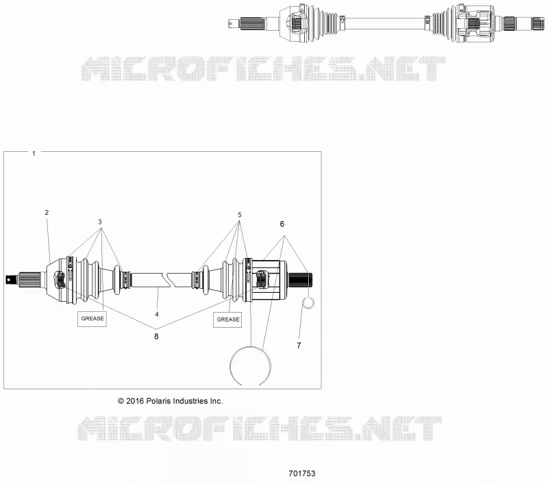 DRIVE TRAIN, TRANSMISSIONE ANTERIORE SHAFT