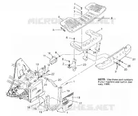 RACK ANTERIORE   PARAURTI MONTAGGIO XPLORER 4X4 W959140 (4930223022A010)