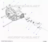 TRASMISSIONE, REAR GEARCASE MOUNTING