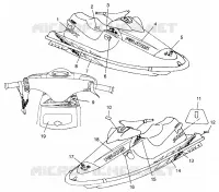 DECALS SLTX B974590 AND INTL. SLTX I974590 (4941214121A007)