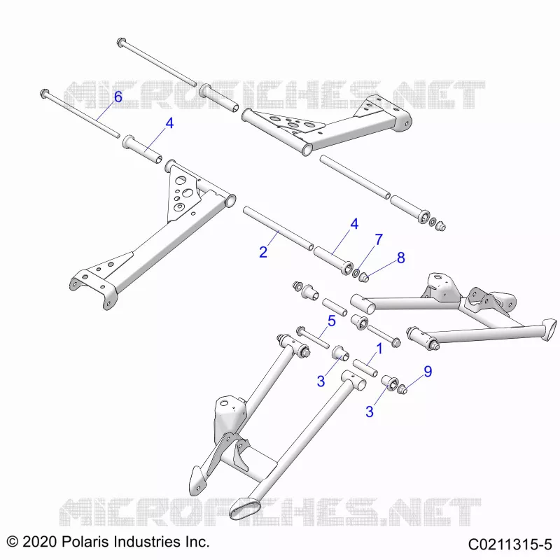 SOSPENSIONE POSTERIORE CONTROL ARM MOUNTING