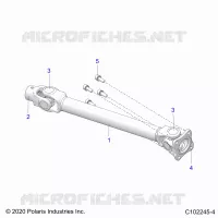 TRASMISSIONE, REAR PROP SHAFT