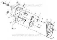 carter della catena 600 XCR 0985677 (4943164316B008)