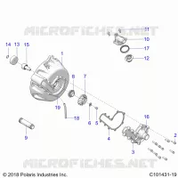 ENGINE, SISTEMA DI RAFFREDDAMENTO AND WATER PUMP