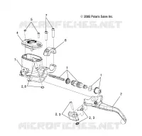 FRENO ANTERIORE FRENO LEVER and CILINDRO PRINCIPALE