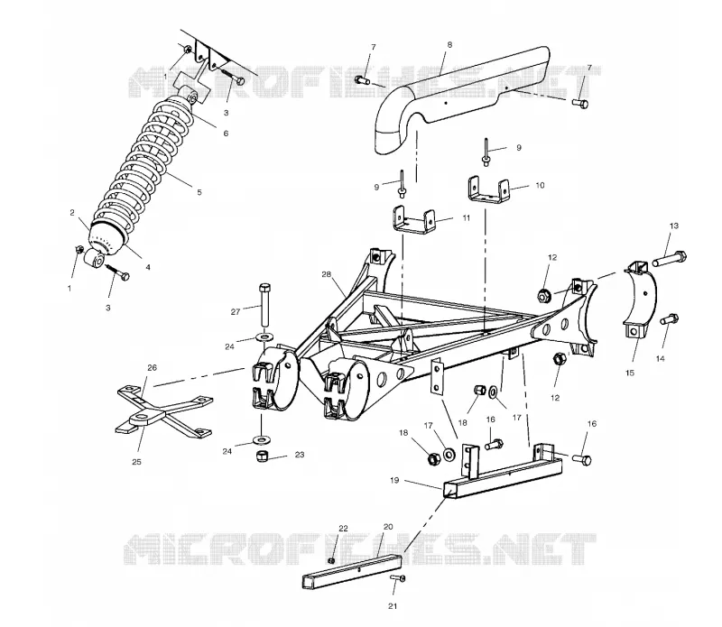 POSTERIORE SWING ARM   SHOCK