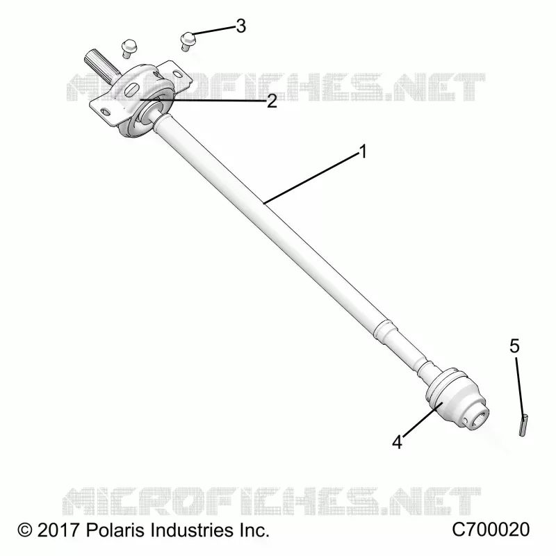 TRASMISSIONE, FRONT PROP SHAFT
