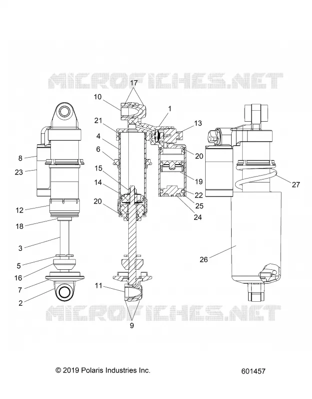 FRONT SHOCK PISTA (7044878)