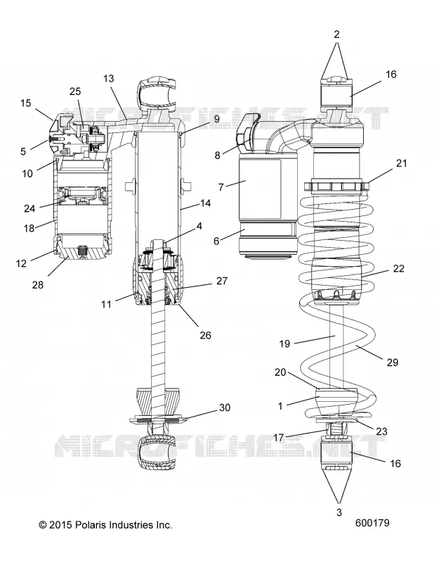 SUSPENSION, SHOCK ANTERIORE TRACK (7044389)