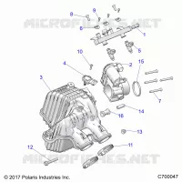 ENGINE, PRESA D'ARIA MANIFOLD