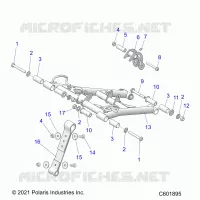 SUSPENSION, ANTERIORE COPPIA ARM
