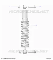 SUSPENSION, AMMORTIZZATORE POSTERIORE