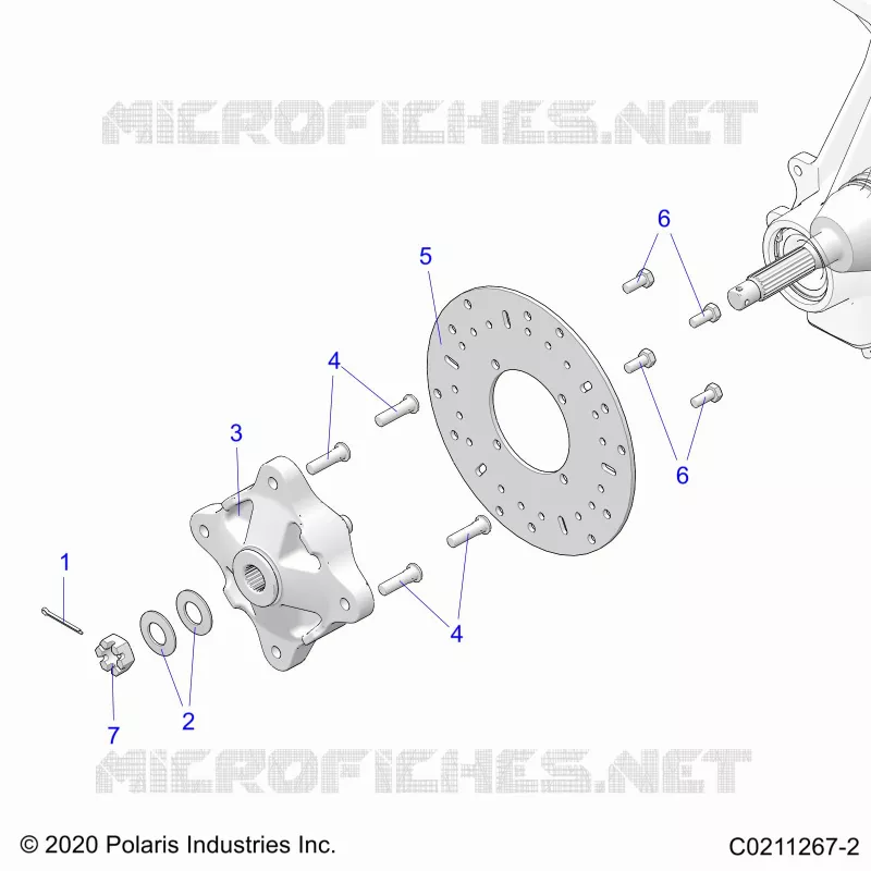 SOSPENSIONI ANTERIORI HUB AND BRAKE DISC