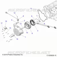 ENGINE, STATOR AND FLYRUOTA