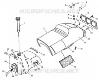 SEDILE   SERBATOIO DI GAS 440 XC 0971760 (4937873787A006)