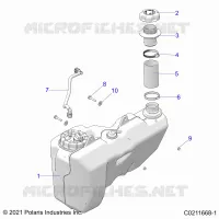 SISTEMA DI ALIMENTAZIONE CARBURANTE, FUEL TANK