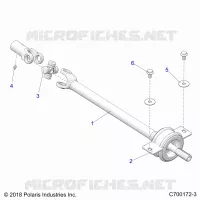 TRASMISSIONE, MID PROP SHAFT