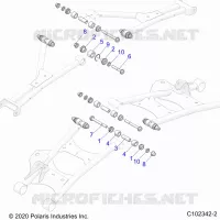 SOSPENSIONE POSTERIORE CONTROL ARM, MOUNTING