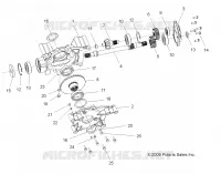 TRASMISSIONE, MID SCATOLA DEGLI INGRANAGGI INTERNALS