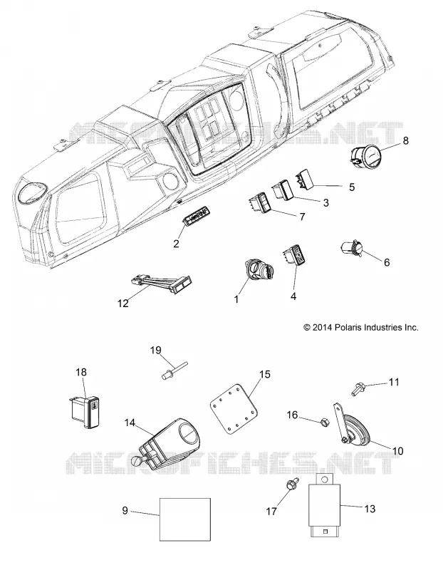 ELETTRICO, DASH INSTRUMENTS AND CONTROLS