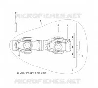 TRASMISSIONE, REAR PROP ALBERO