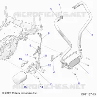 FILTRO DELL'OLIO, OIL COOLER AND RELATED