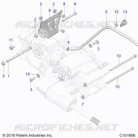 TRASMISSIONE, MAIN GEARCASE MOUNTING