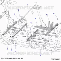 CHASSIS, SEAT AND CENTER CONSOLE MONTAGGIO
