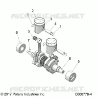 ENGINE, PISTONE &amp; ALBERO MOTORE